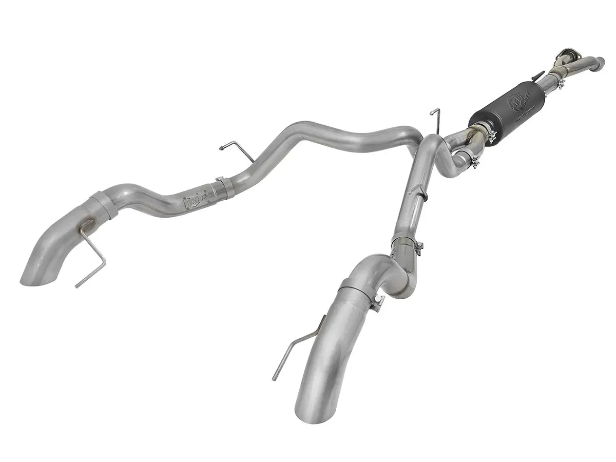 Afe: Mach Force-Xp Hi Tuck 3" To Dual 4" 304 Stainless Steel Cat-Back Exhaust System Ford F-150 Raptor 17-20 V6-3.5L (Tt) 1