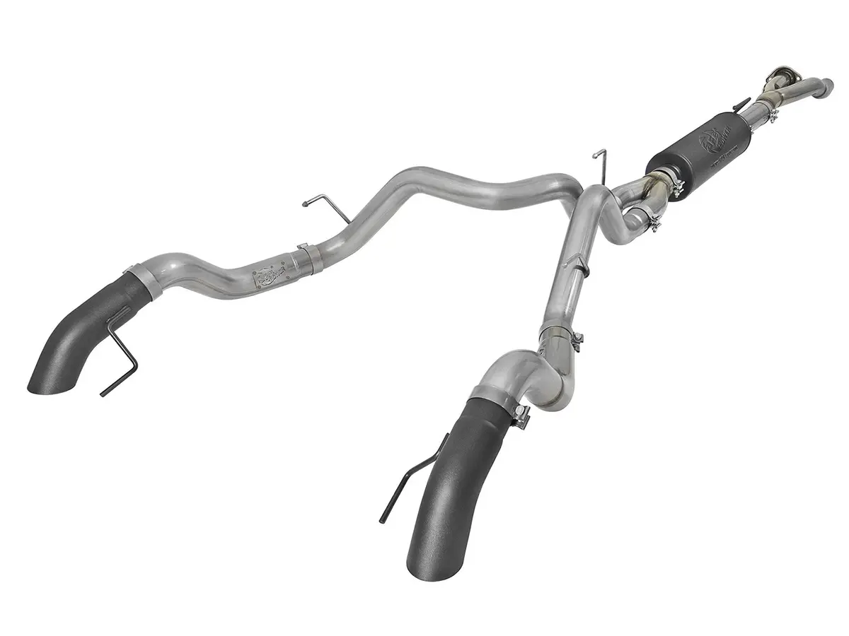 Afe: Mach Force-Xp Hi Tuck 3" To Dual 4" 304 Stainless Steel Cat-Back Exhaust System 	 Ford F-150 Raptor 17-20 V6-3.5L (Tt) 1