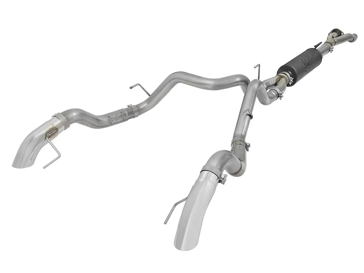 Afe: Mach Force-Xp Hi Tuck 3" To Dual 4" 304 Stainless Steel Cat-Back Exhaust System Ford F-150 Raptor 17-20 V6-3.5L (Tt) 1