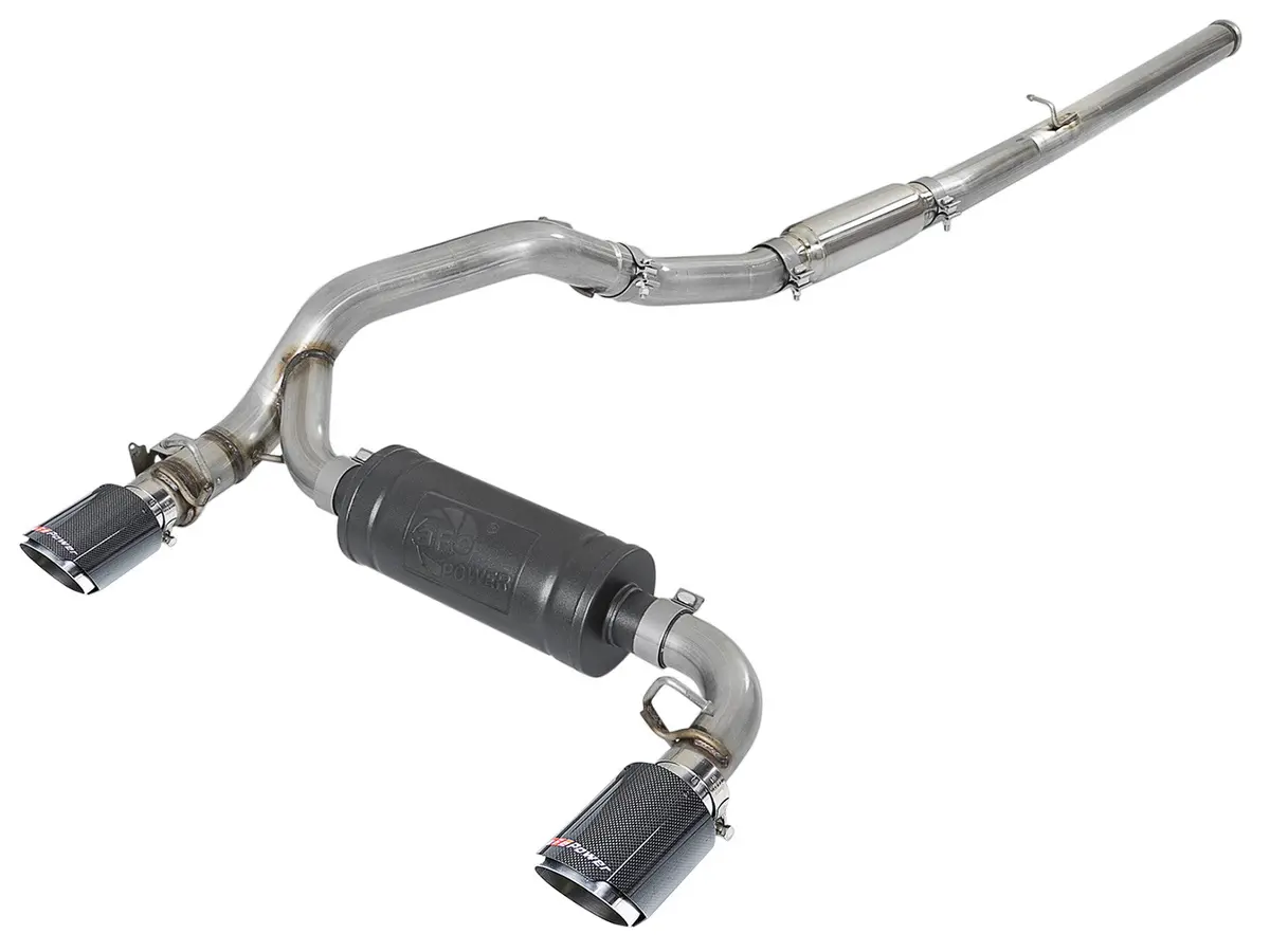 Afe: Takeda 3" 304 Stainless Steel Cat-Back Exhaust System Ford Focus Rs 16-18 I4-2.3L (T) 1