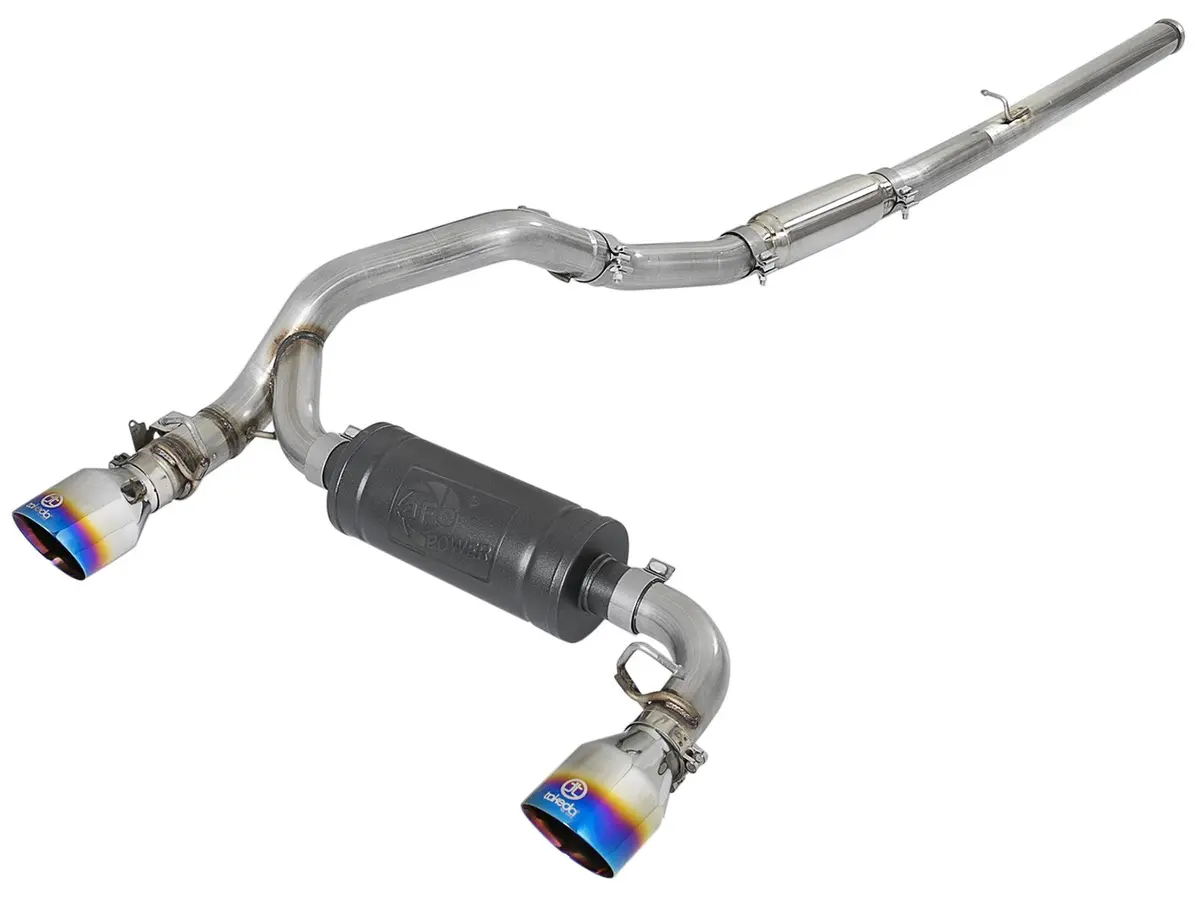 Afe: Takeda 3" 304 Stainless Steel Cat-Back Exhaust System Ford Focus Rs 16-18 I4-2.3L (T) 1