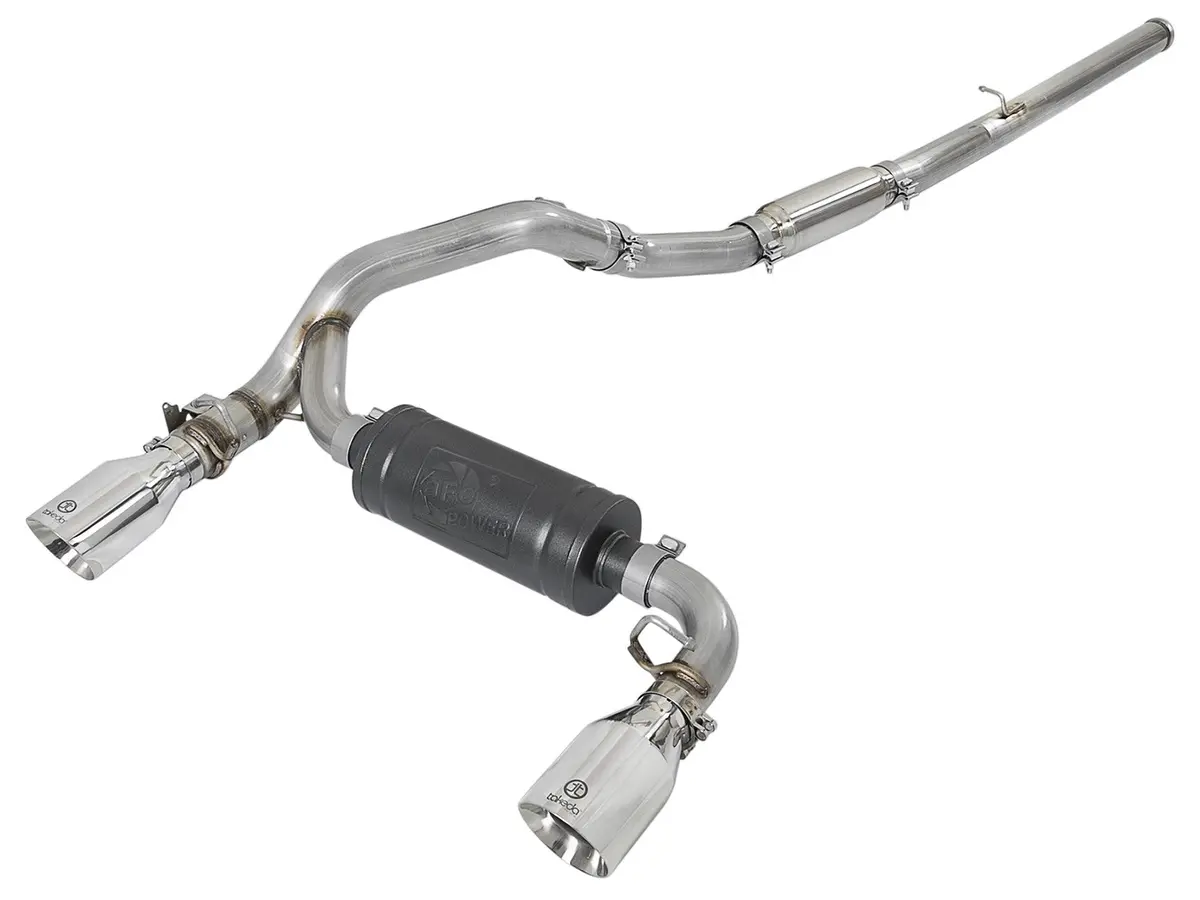 Afe: Takeda 3" 304 Stainless Steel Cat-Back Exhaust System Ford Focus Rs 16-18 I4-2.3L (T) 1