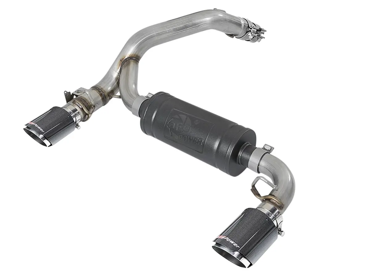 Afe: Takeda 3" 304 Stainless Steel Axle-Back Exhaust System Ford Focus Rs 16-18 I4-2.3L (T) 1