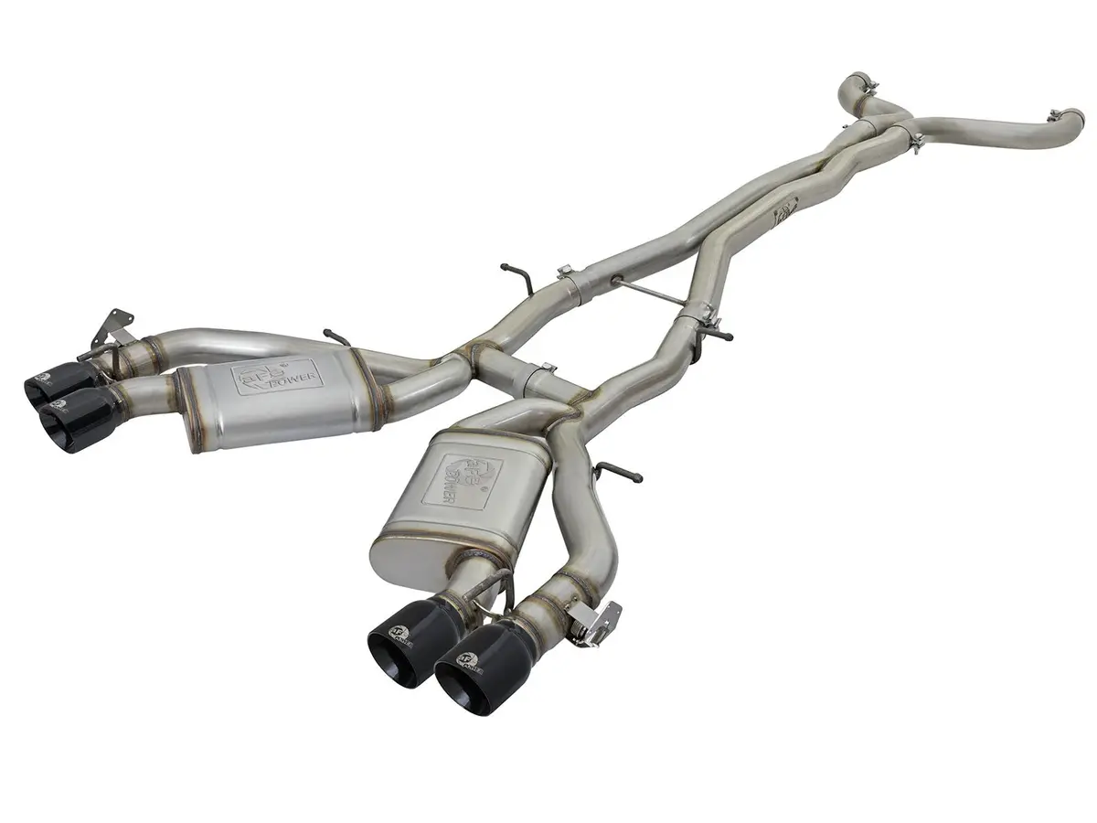 Afe: Mach Force-Xp 3" 304 Stainless Steel Cat-Back Exhaust System Chevrolet Camaro Ss 16-19 V8-6.2L Equipped With Dual Mode Exhaust Valves (Npp) 1