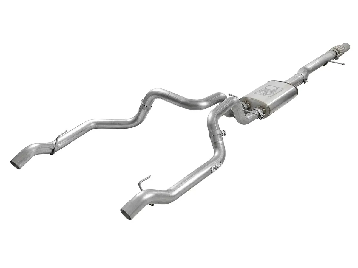 Afe: Vulcan Series 4" To Dual 3" 304 Stainless Steel Cat-Back Exhaust System 19-20 Gm Silverado/Sierra 1500 V8-6.2L 1