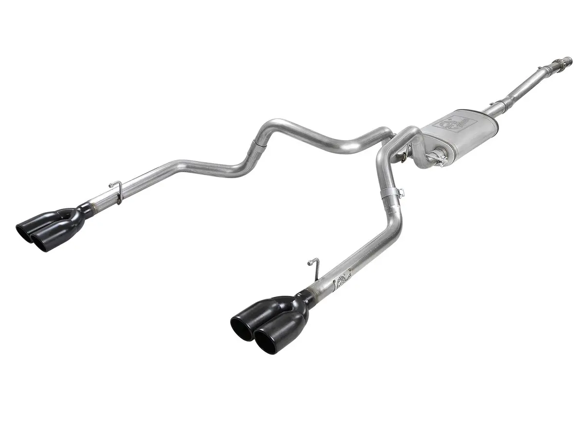 Afe: Vulcan Series 3" To Dual 2-1/2" 304 Stainless Steel Cat-Back Exhaust System Gm Silverado/Sierra 1500 19-20 V8-5.3L/V6-4.3L 1