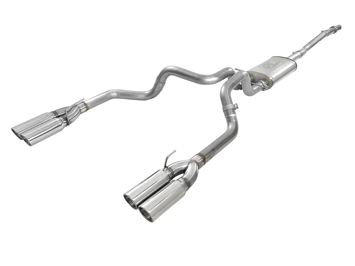 Afe: Vulcan Series 3" To Dual 3" 304 Stainless Steel Cat-Back Exhaust System Gm Silverado/Sierra 1500 19-20 V8-5.3L 1