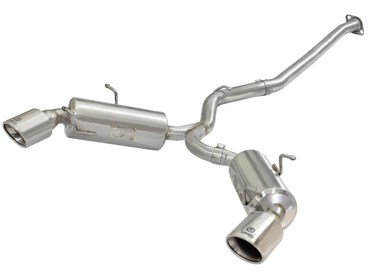 Afe: Takeda 2-1/2" 304 Stainless Steel Cat-Back Exhaust System Scion Fr-S / Subaru Brz / Toyota 86/ Ft86/ Gt86 12-19 H4-2.0L 1