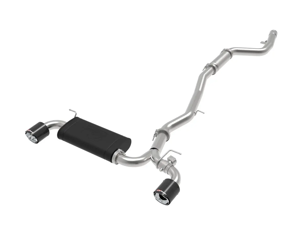 Afe: Takeda 3" To 2-1/2" 304 Stainless Steel Cat-Back Exhaust System Toyota Supra (A90) 2020 L6-3.0L (T) 1