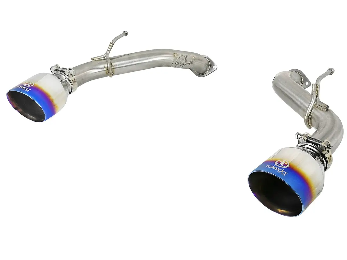 Afe: Takeda 2-1/2" 304 Stainless Steel Axle-Back Exhaust System Infiniti Q50 16-19 V6-3.0L (Tt) 1