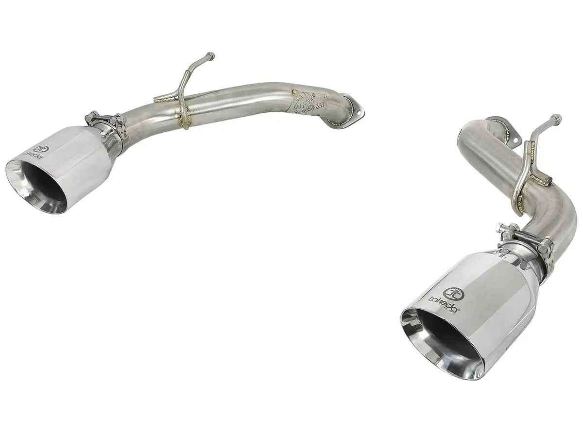 Afe: Takeda 2-1/2" 304 Stainless Steel Axle-Back Exhaust System Infiniti Q50 16-19 V6-3.0L (Tt) 1