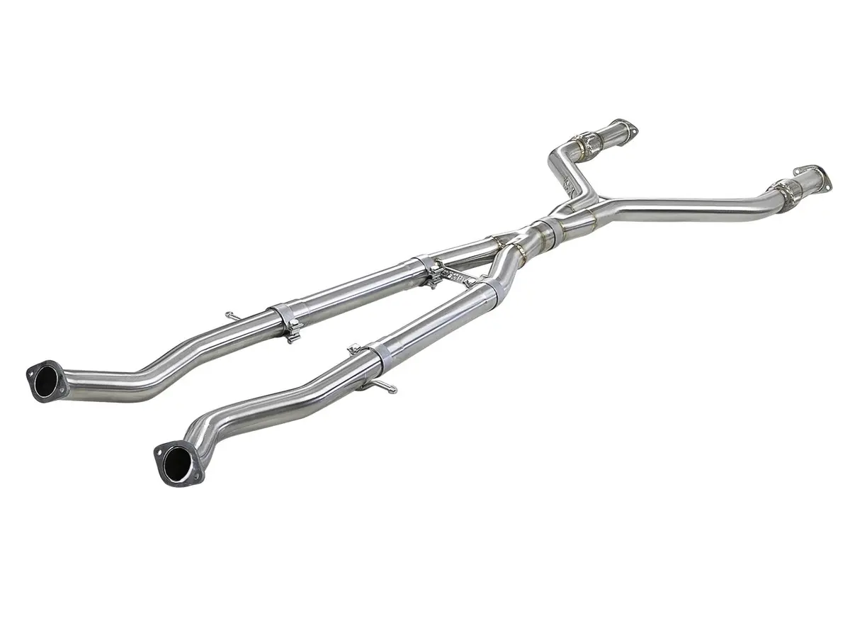 Afe: Takeda Y-Pipe 2-1/2" To 3" 304 Stainless Steel Exhaust System Infiniti Q50/Q60 16-19 V6-3.0L (Tt) 1