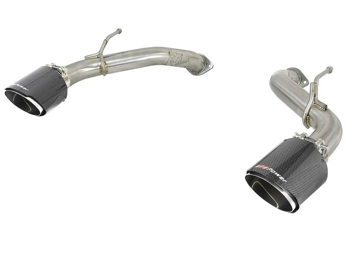 Afe: Takeda 2-1/2" 304 Stainless Steel Axle-Back Exhaust System 17-19 Infiniti Q60 V6-3.0L (Tt) 1