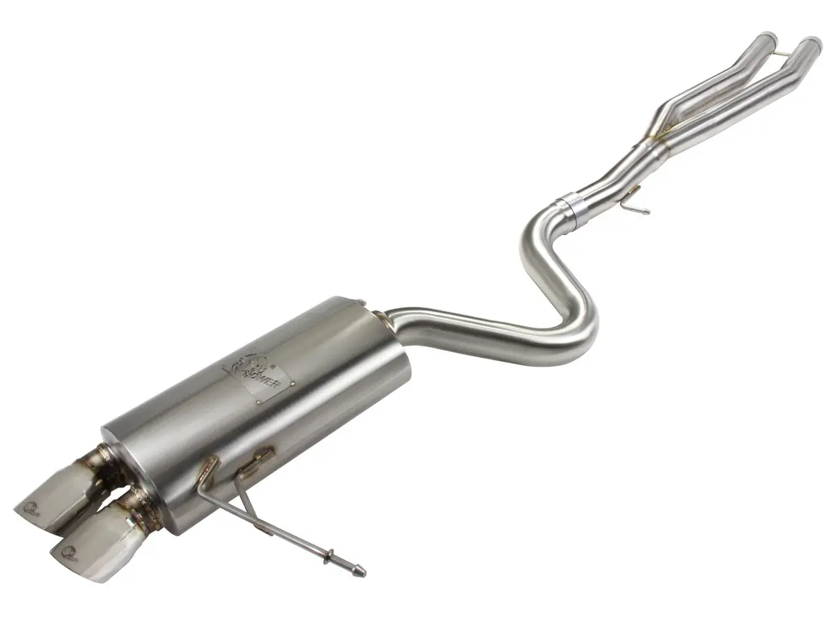 Afe: Mach Force-Xp 2-1/2" 304 Stainless Steel Cat-Back Exhaust System Bmw 328I (E92/E93) 07-13 L6-3.0L (N52) Non-Turbo 1