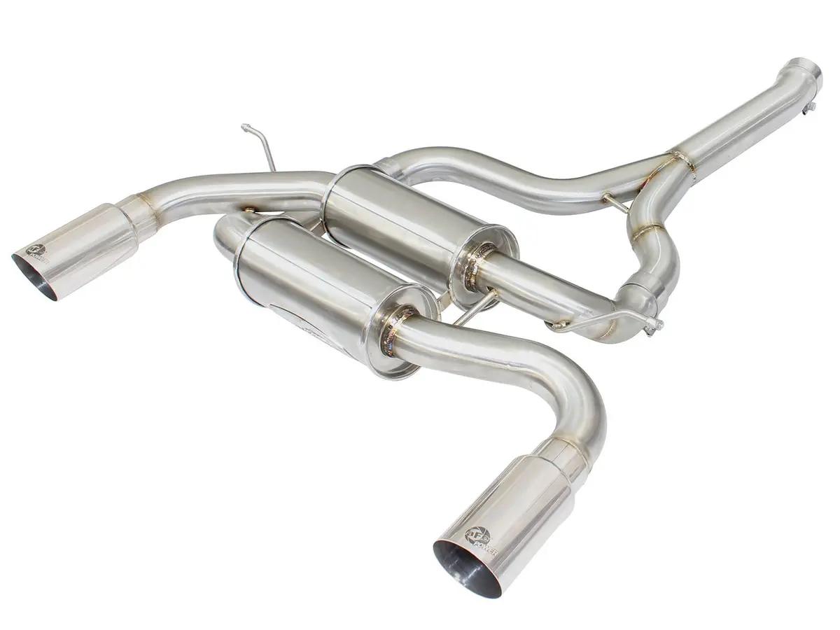Afe: Mach Force-Xp 2-1/2" 304 Stainless Steel Axle-Back Exhaust System Bmw 335I (F30) 12-15 L6-3.0L (T) N55 1