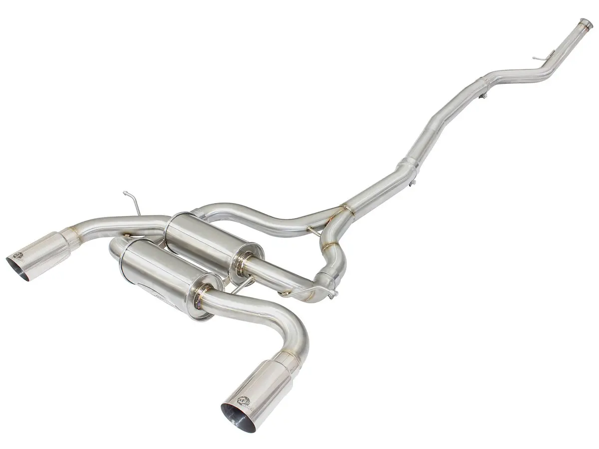 Afe: Mach Force-Xp 2-1/2" 304 Stainless Steel Cat-Back Exhaust System Bmw 335I (F30) 12-15 L6-3.0L (T) N55 1