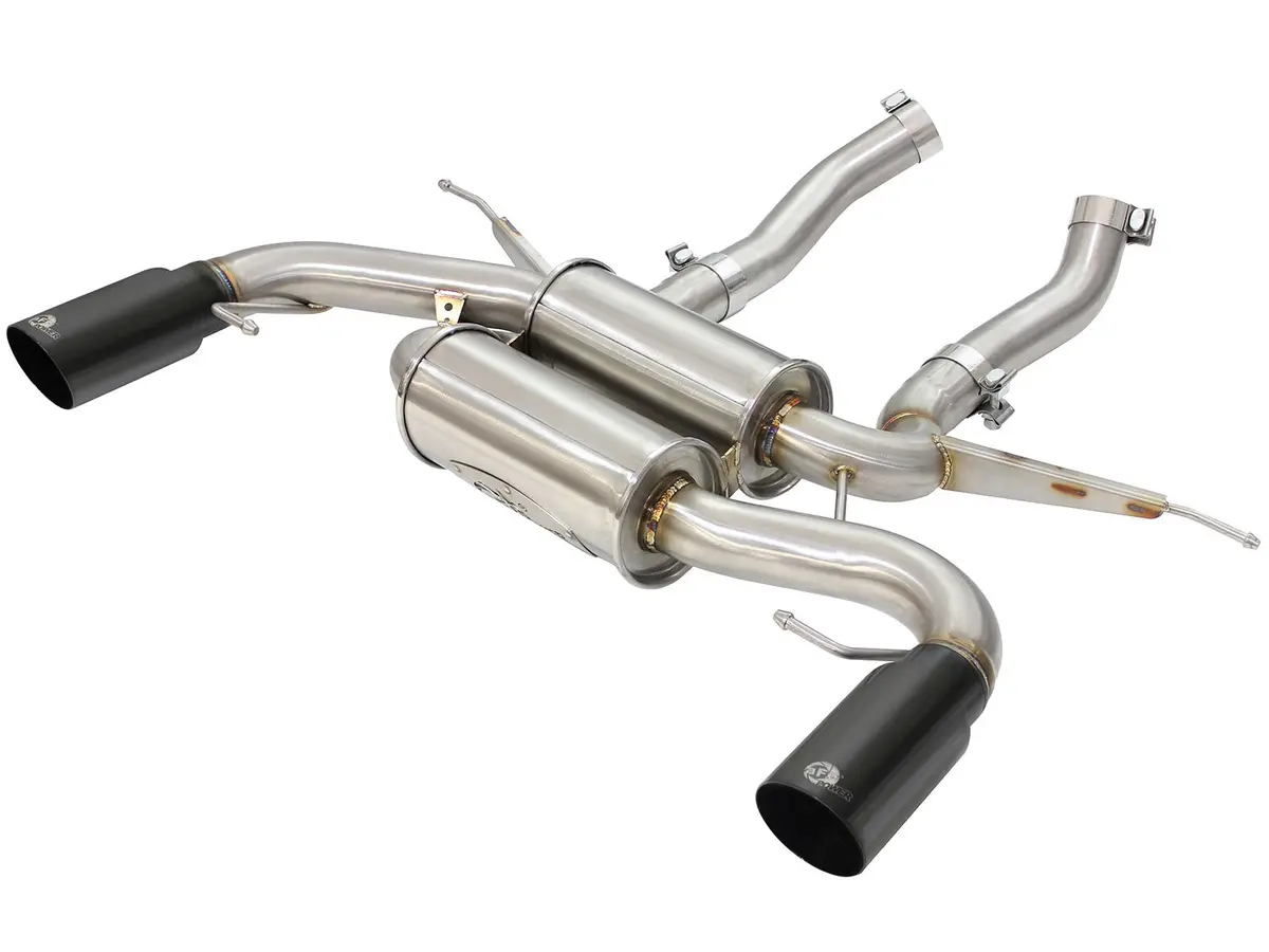 Afe: Mach Force-Xp 2-1/2" 304 Stainless Steel Axle-Back Exhaust System Bmw 335I (E90/E92) 07-13 L6-3.0L (Tt) N54/(T) N55 1
