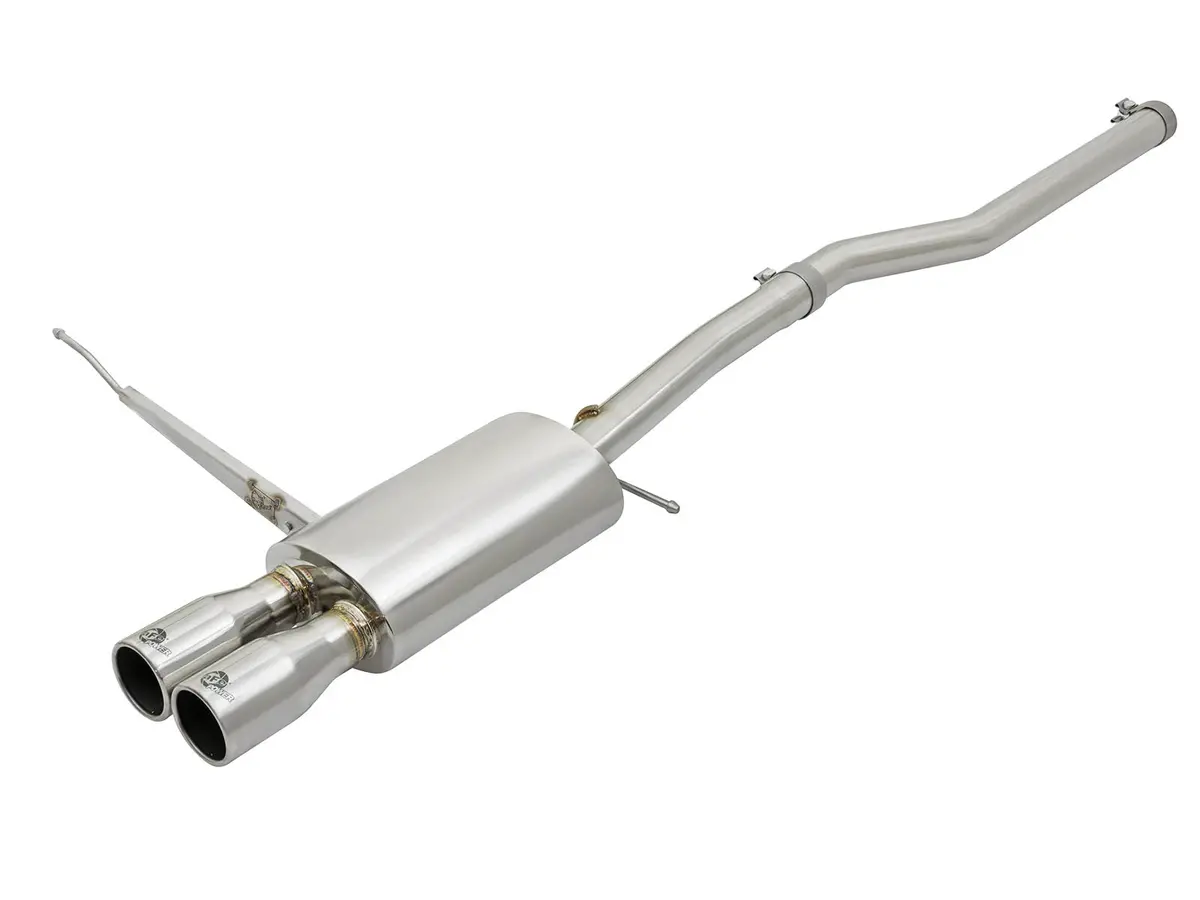 Afe: Mach Force-Xp 2-1/2" 304 Stainless Steel Cat-Back Exhaust System Mini Cooper S (F55) 15-19 L4-2.0L (T) B46 1