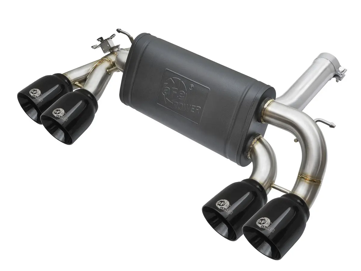 Afe: Mach Force-Xp 3" To 2-1/2" 304 Stainless Steel Axle-Back Exhaust System Bmw M2 (F87) 16-18 L6-3.0L (T) N55 1