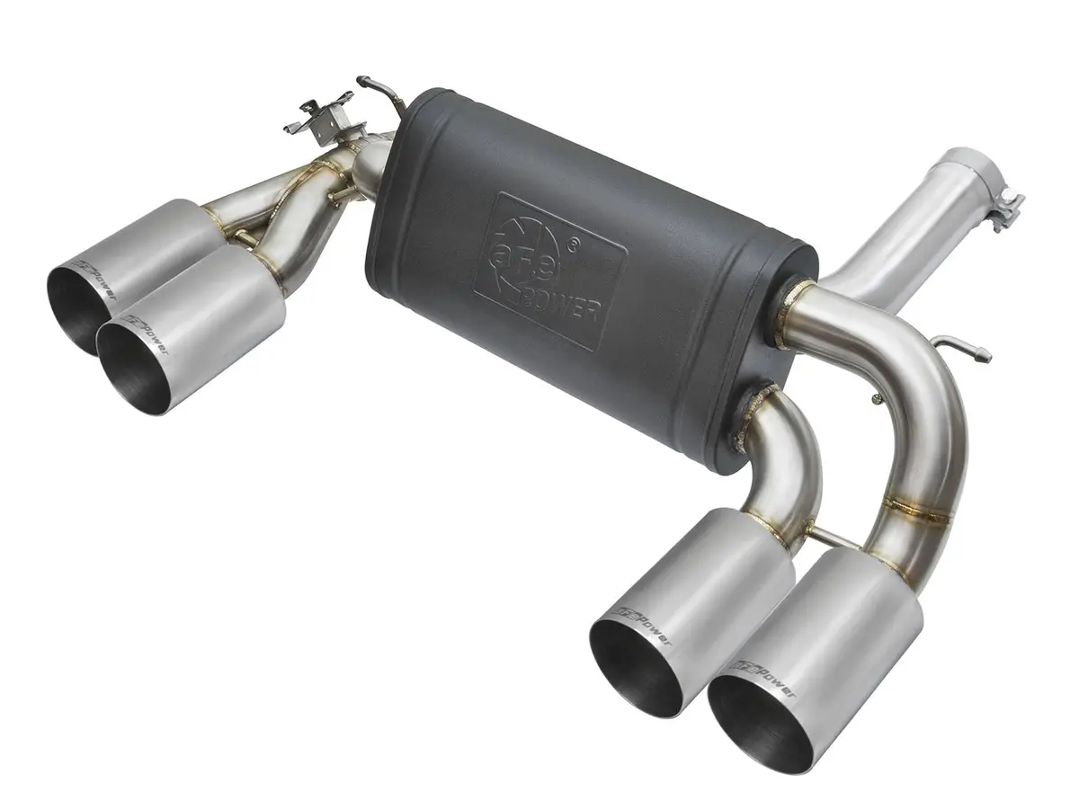Afe: Mach Force-Xp 3" To 2-1/2" 304 Stainless Steel Axle-Back Exhaust System Bmw M2 (F87) 16-18 L6-3.0L (T) N55 1
