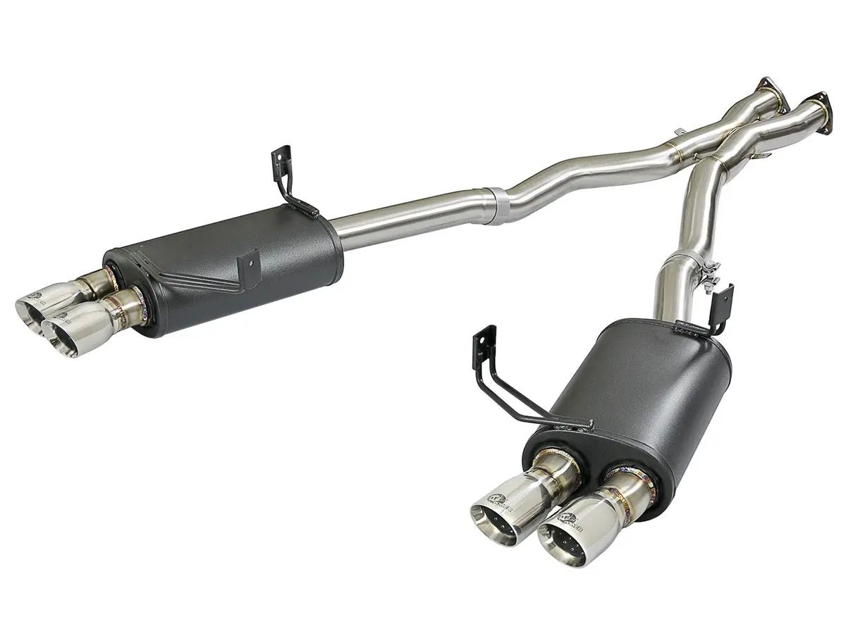 Afe: Mach Force-Xp 2-1/2" 304 Stainless Steel Cat-Back Exhaust System Bmw Z4 M (E85/E86) 05-08 L6-3.2L (S54) 1