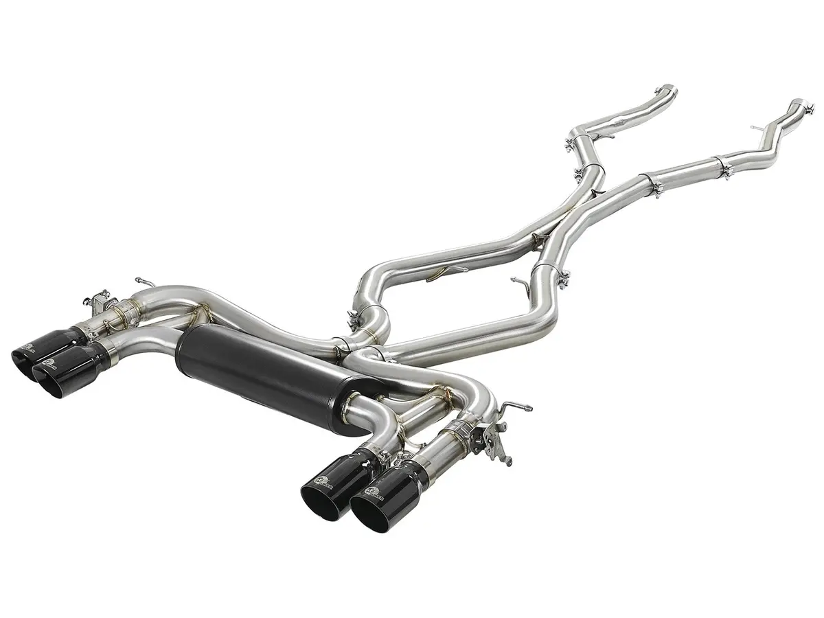 Afe: Mach Force-Xp 3-1/2" 304 Stainless Steel Cat-Back Exhaust System Bmw X5 M (F85) / X6 M (F86) 15-19 V8-4.4L (Tt) S63 1