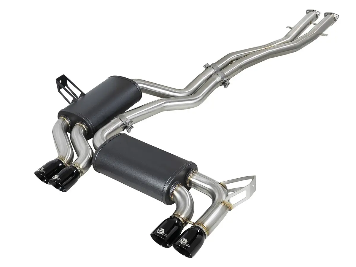 Afe: Mach Force-Xp 2-1/2" 304 Stainless Steel Cat-Back Exhaust System Bmw M3 (E46) 01-06 L6-3.2L S54 1