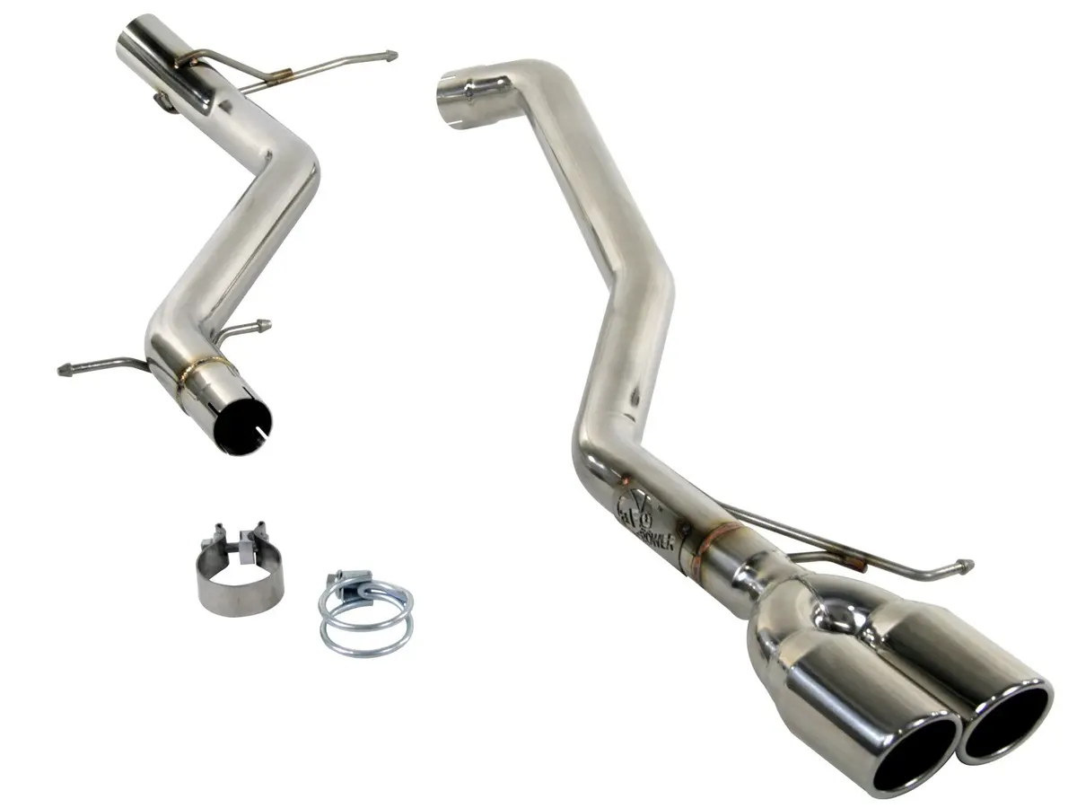 Afe: Mach Force-Xp 2-1/2" 304 Stainless Steel Cat-Back Exhaust System Vw Jetta Tdi 09-10 L4-2.0L 1