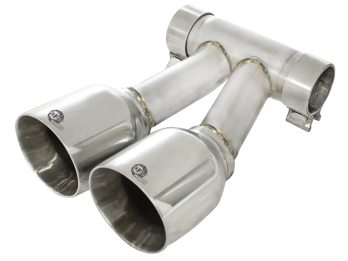 Afe: Mach Force-Xp 4" 304 Stainless Steel Exhaust Tip Porsche Boxster S (987.1) 05-08 H6-3.4L (Pol) 1
