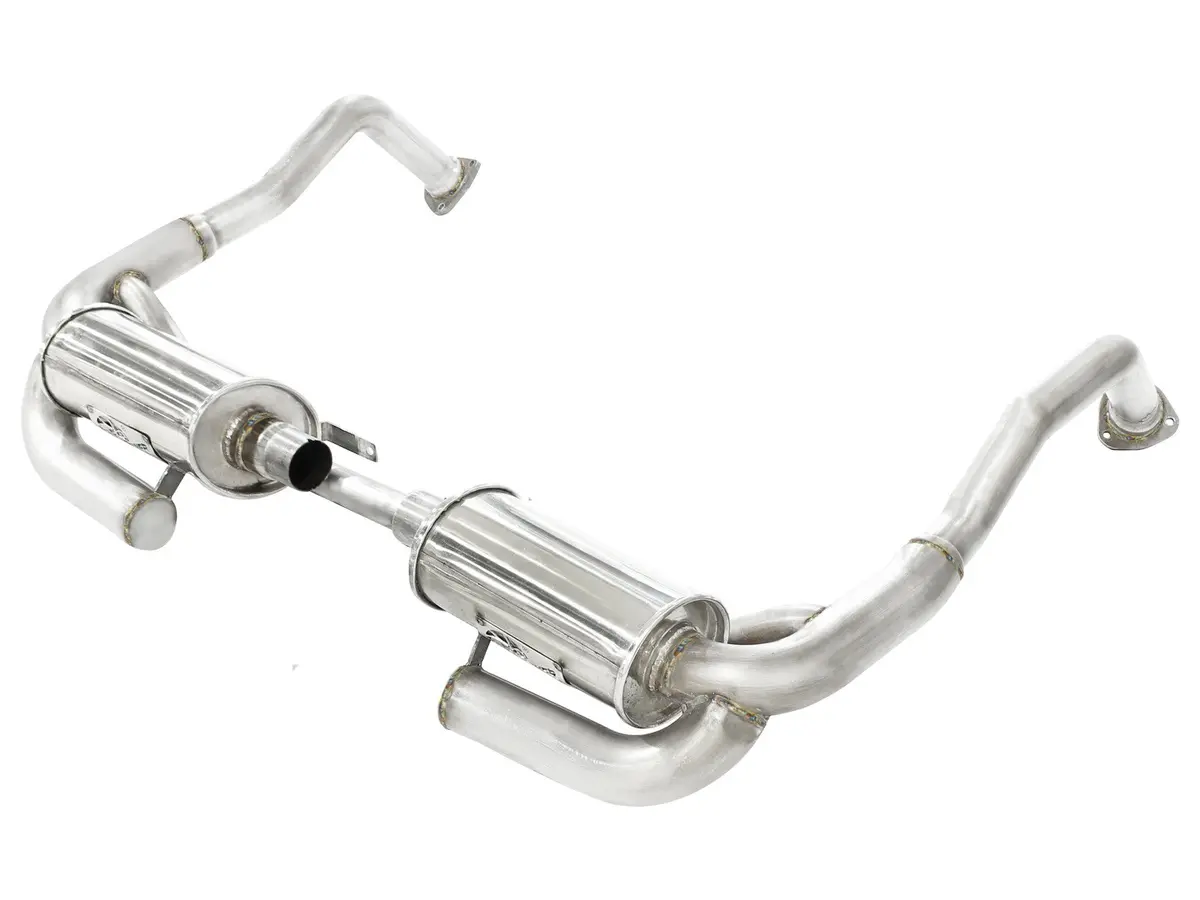 Afe: Mach Force-Xp 2" To 2-1/2" 304 Stainless Steel Cat-Back Exhaust System Porsche Boxster S (987.1) 05-08 H6-3.4L 1