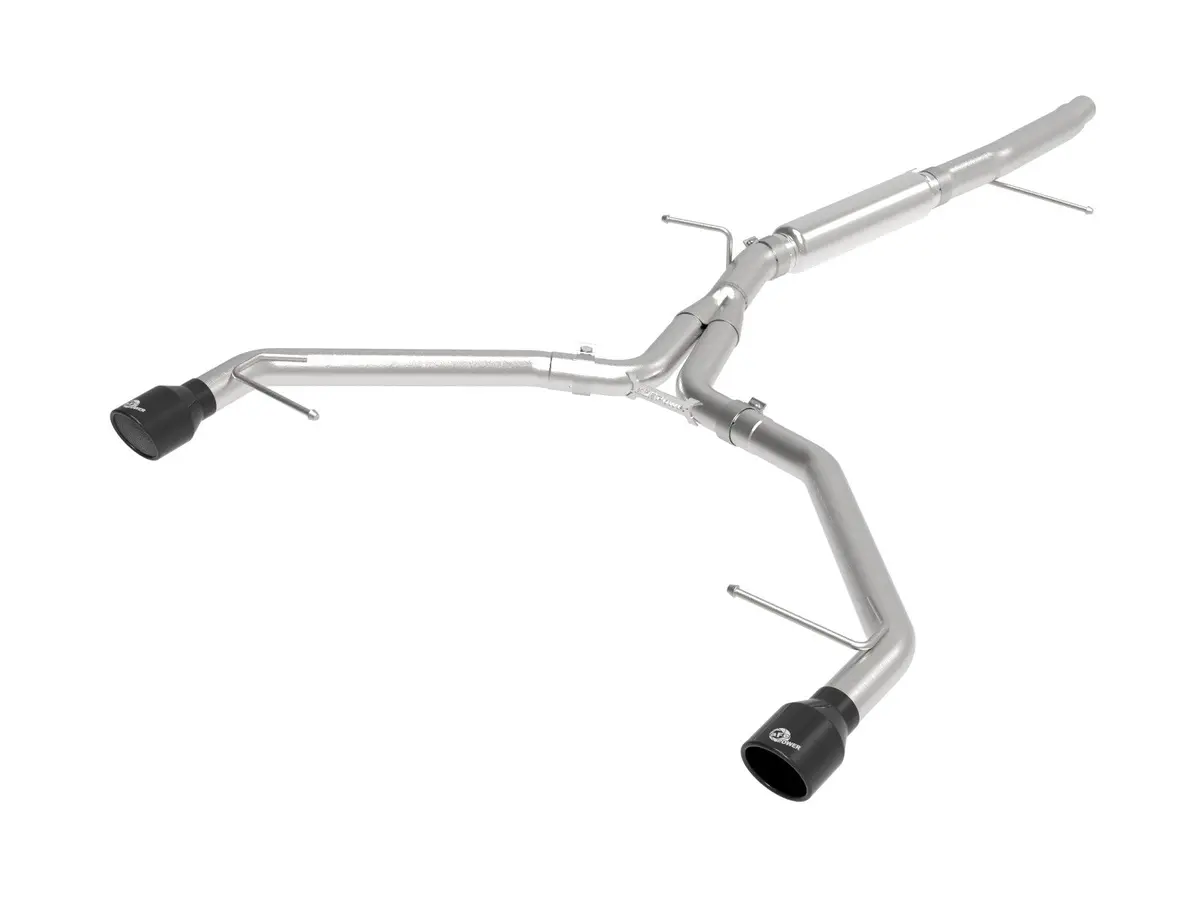 Afe: Mach Force-Xp 3" To 2-1/2" 304 Stainless Steel Axle-Back Exhaust System Audi A4 (B9) 17-19 L4-2.0L (T) 1