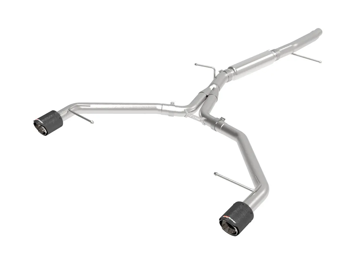 Afe: Mach Force-Xp 3" To 2-1/2" 304 Stainless Steel Axle-Back Exhaust System Audi A4 (B9) 17-19 L4-2.0L (T) 1