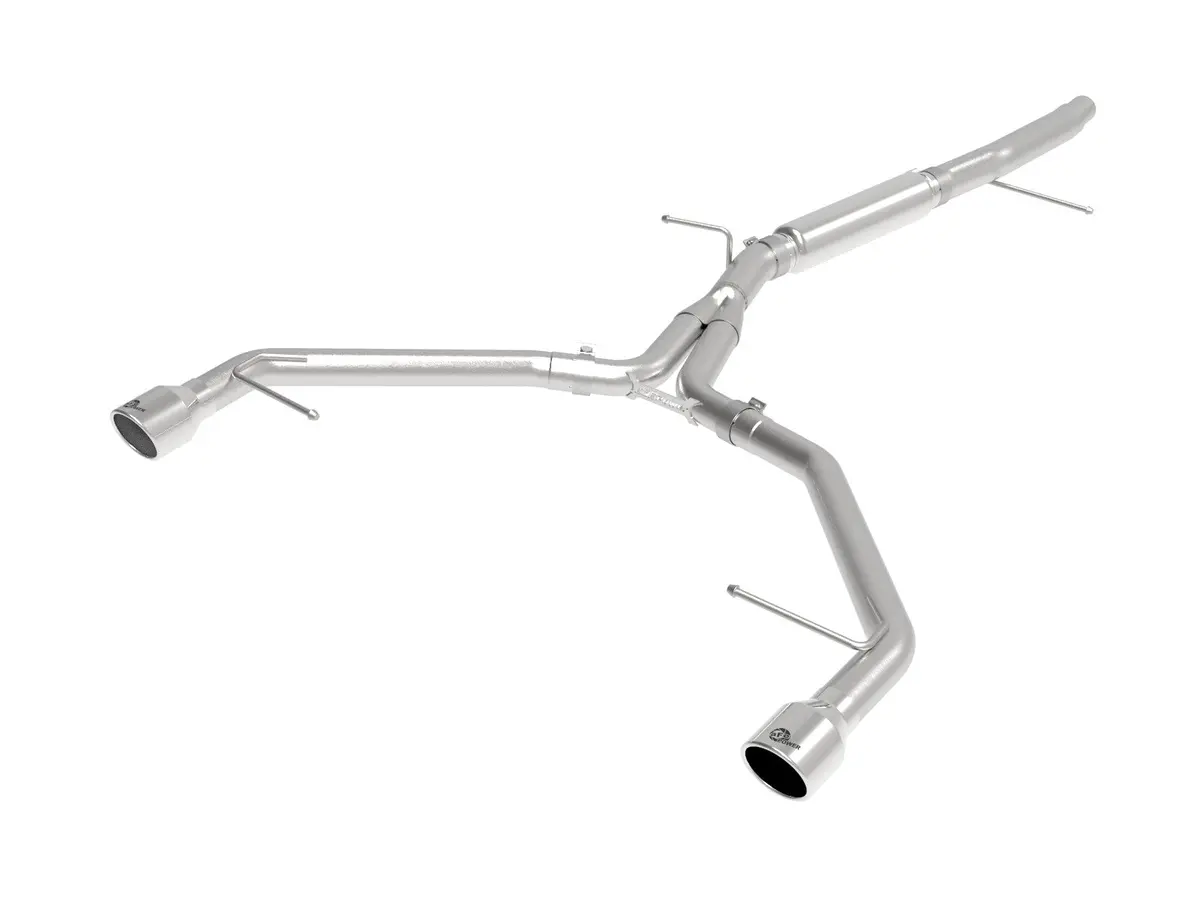 Afe: Mach Force-Xp 3" To 2-1/2" 304 Stainless Steel Axle-Back Exhaust System Audi A4 (B9) 17-19 L4-2.0L (T) 1