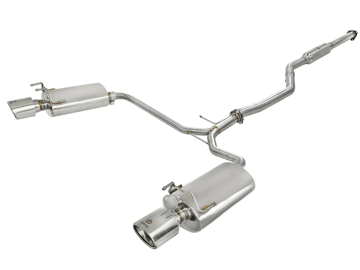 Afe: Takeda 2-1/2" To 1-3/4" 304 Stainless Steel Cat-Back Exhaust System Honda Accord (Coupe) Ex-L 13-17 V6-3.5L 1