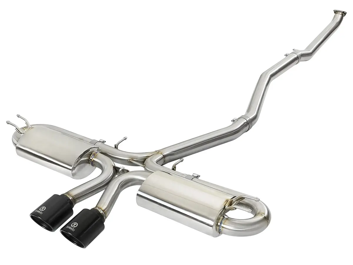 Afe: Takeda 3" To 2-1/2" 304 Stainless Steel Cat-Back Exhaust System Honda Civic Si (Coupe) 17-19 I4-1.5L (T) 1