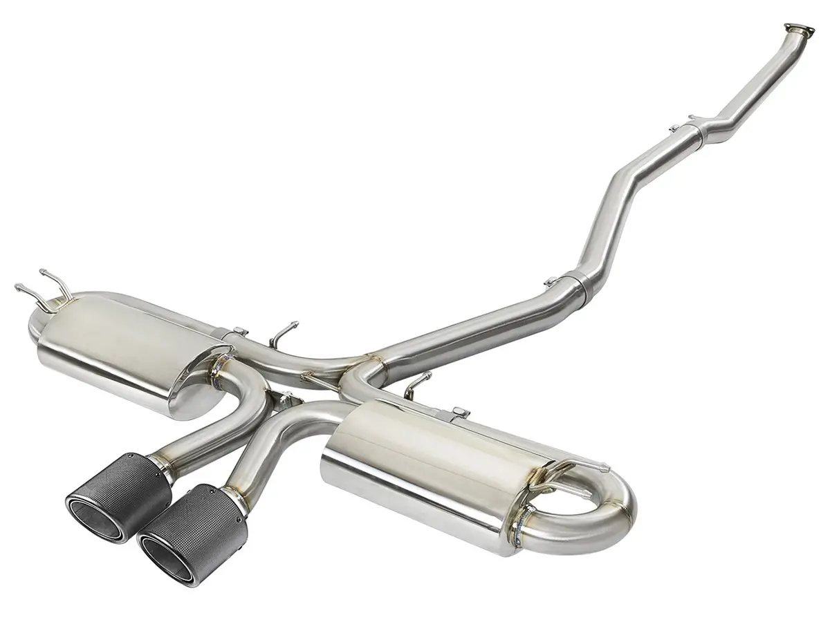 Afe: Takeda 3" To 2-1/2" 304 Stainless Steel Cat-Back Exhaust System Honda Civic Si (Coupe) 17-19 I4-1.5L (T) 1