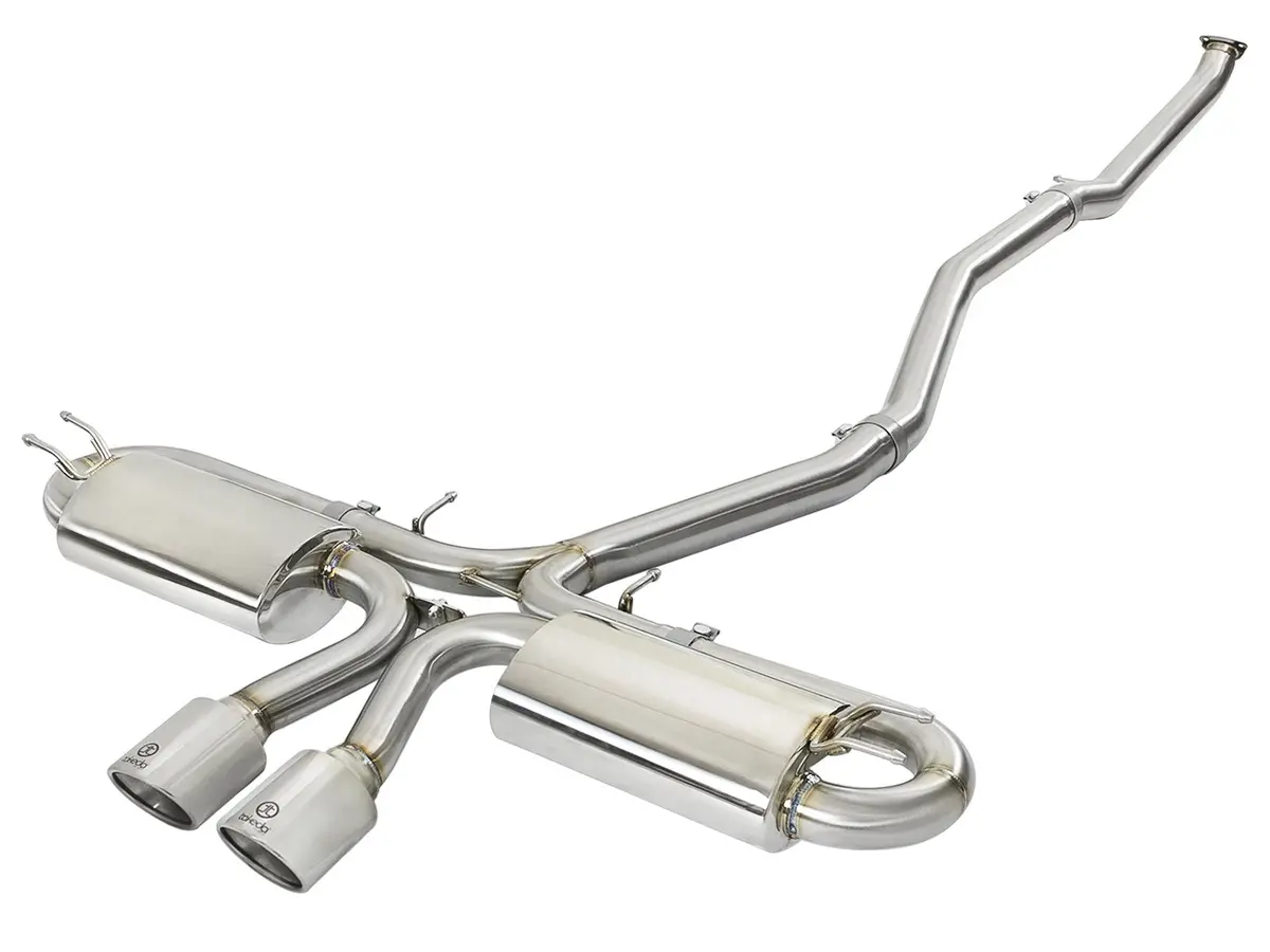 Afe: Takeda 3" To 2-1/2" 304 Stainless Steel Cat-Back Exhaust System Honda Civic Si (Coupe) 17-19 I4-1.5L (T) 1