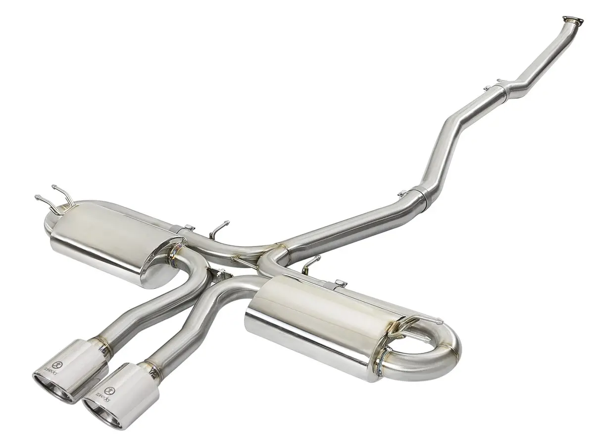 Afe: Takeda 3" To 2-1/2" 304 Stainless Steel Cat-Back Exhaust System Honda Civic Si (Sedan) 17-19 I4-1.5L (T) 1