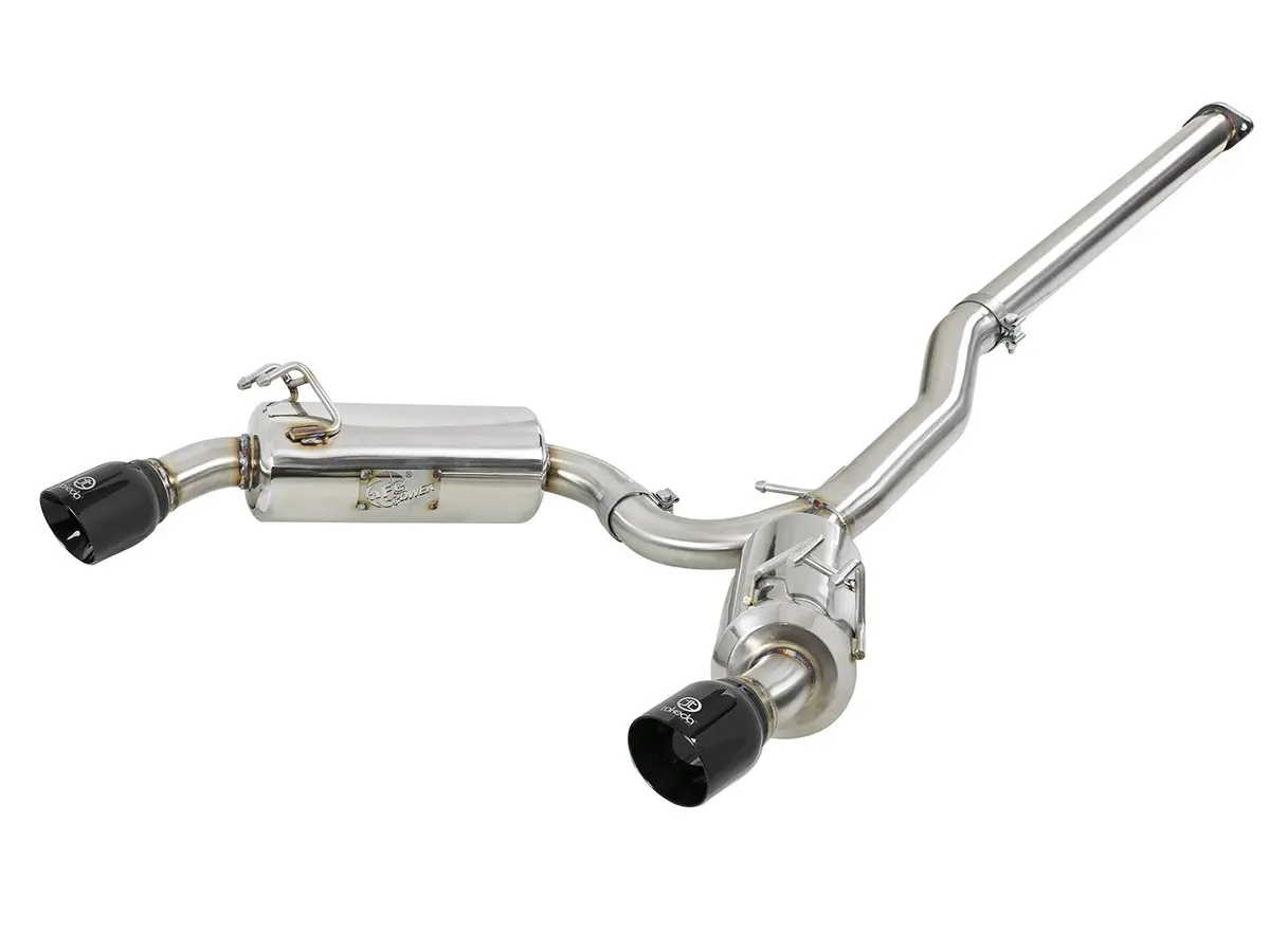 Afe: Takeda 3" To 2-1/2" 304 Stainless Steel Cat-Back Exhaust System Mitsubishi Lancer Evolution X 08-15 I4-2.0L (T) 1