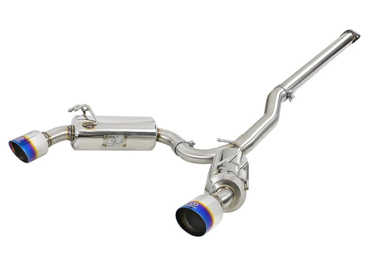 Afe: Takeda 3" To 2-1/2" 304 Stainless Steel Cat-Back Exhaust System Mitsubishi Lancer Evolution X 08-15 I4-2.0L (T) 1