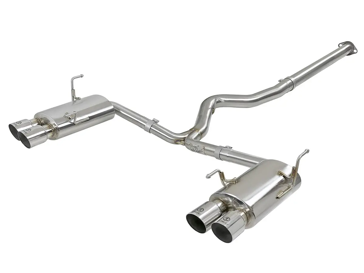 Afe: Takeda 3" To 2-1/4" 304 Stainless Steel Cat-Back Exhaust System Subaru Wrx/Sti 15-19 H4-2.0/2.5L (T) 1
