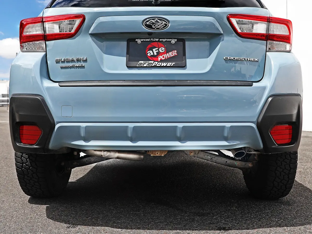 Afe: Takeda 2-1/2" 304 Stainless Steel Cat-Back Exhaust System 18-19 Subaru Crosstrek H4-2.0L 2