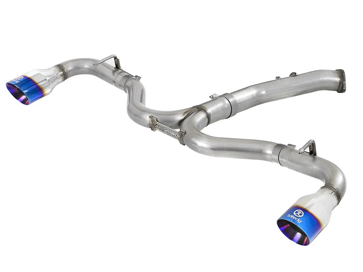 Afe: Takeda 3" To 2-1/2" 304 Stainless Steel Axle-Back Exhaust Hyundai Elantra Gt 18-20 L4-1.6L (T) 1