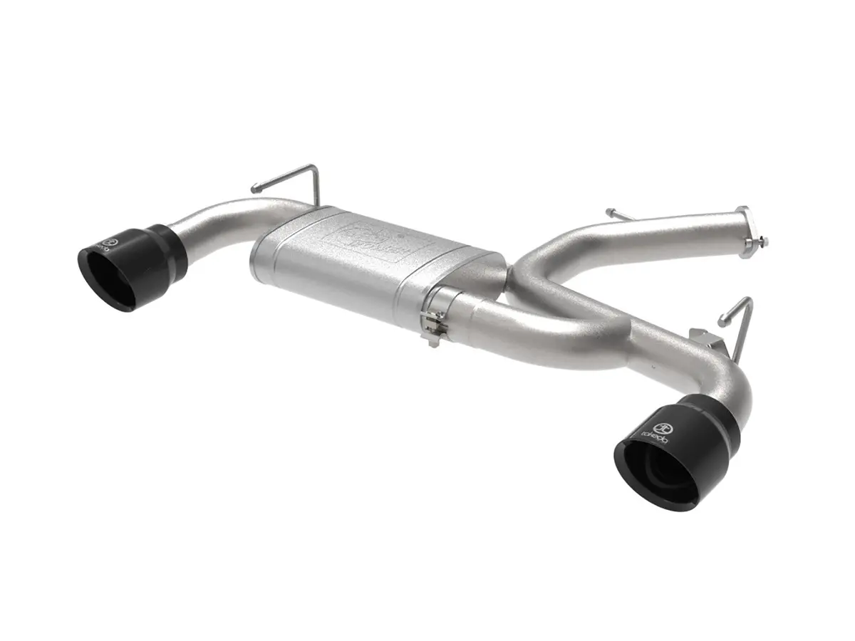 Afe: Takeda 3" 304 Stainless Steel Axle-Back Exhaust System Hyundai Veloster N 19-20 L4-2.0L (T) 1