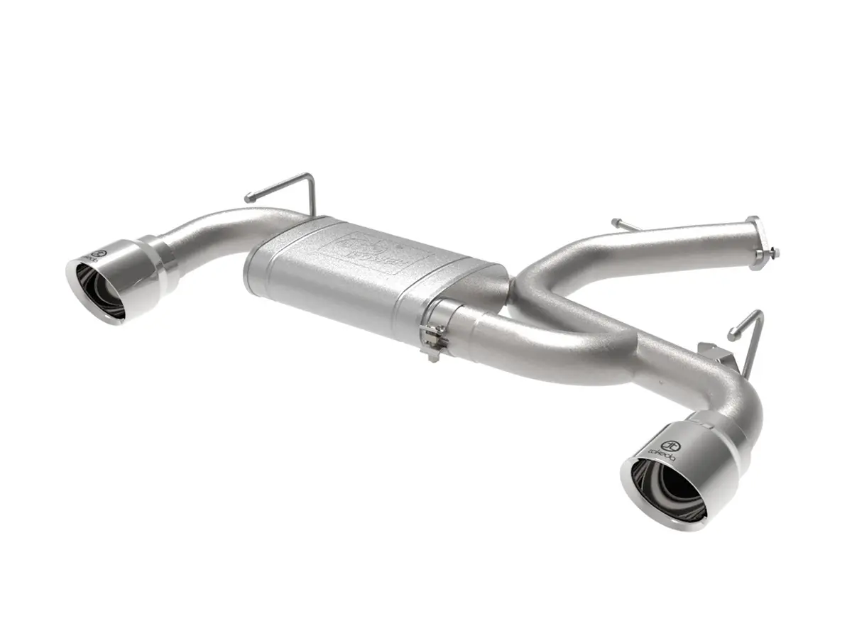 Afe: Takeda 3" 304 Stainless Steel Axle-Back Exhaust System Hyundai Veloster N 19-20 L4-2.0L (T) 1
