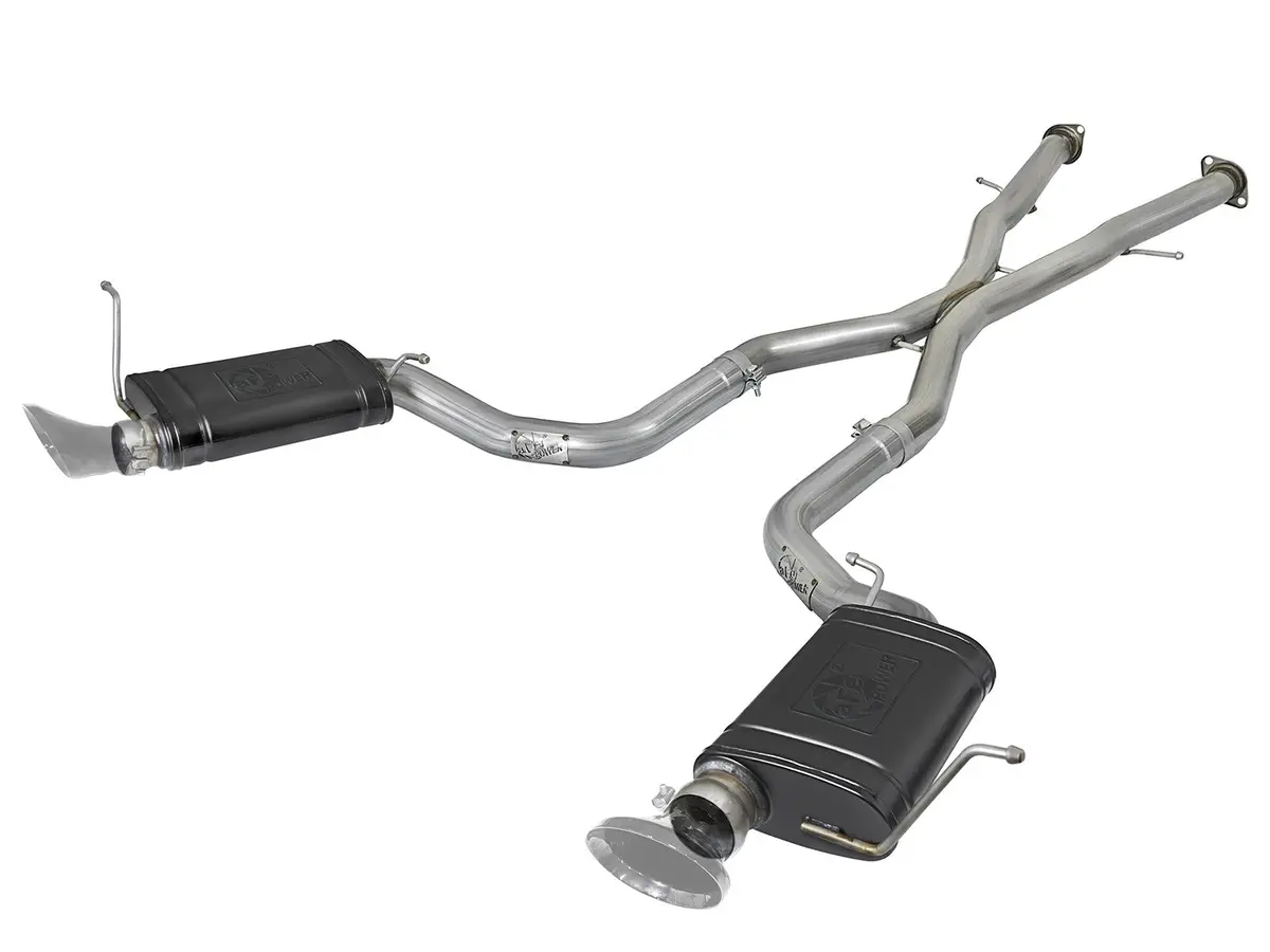 Afe: Mach Force-Xp 3" 304 Stainless Steel Cat-Back Exhaust System W/ High Temp Black Mufflers Jeep Grand Cherokee (Wk2) 12-19 V8-6.4L / V8-6.2L (Sc) Hemi 1