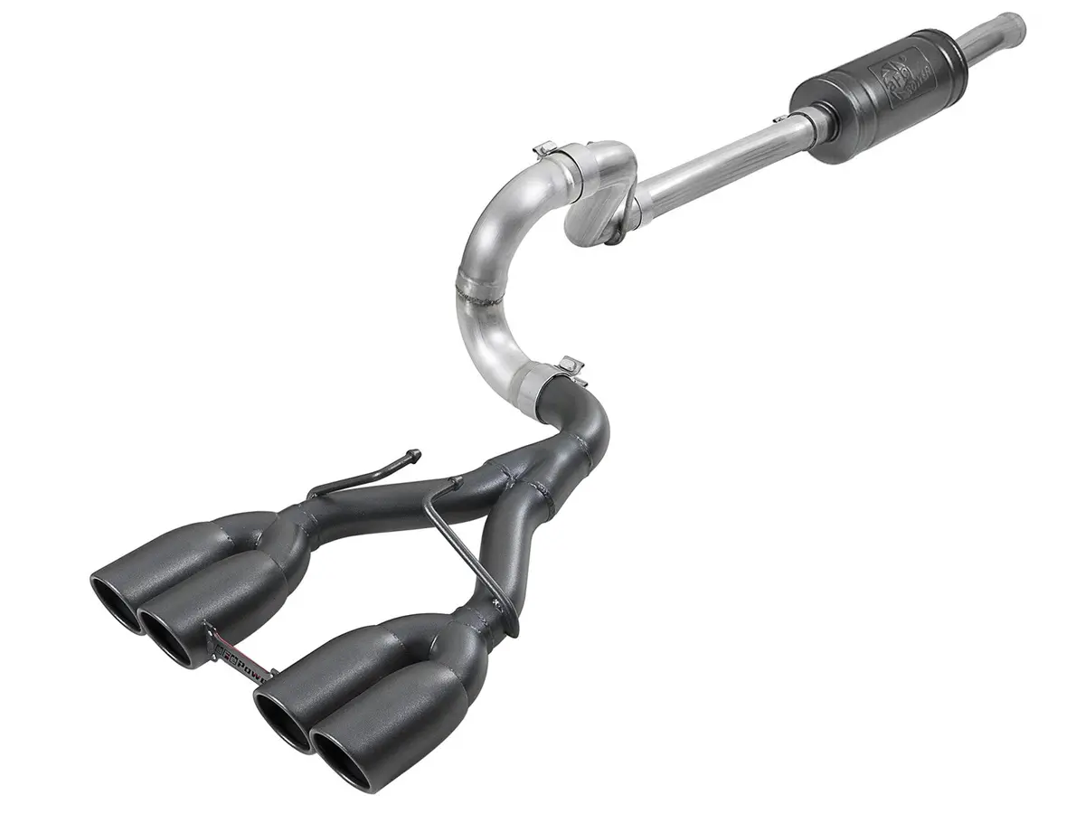 Afe: Rebel Series 2-1/2" 304 Stainless Steel Cat-Back Exhaust System Jeep Wrangler (Jl) 18-20 V6-3.6L (2/4 Door) 1