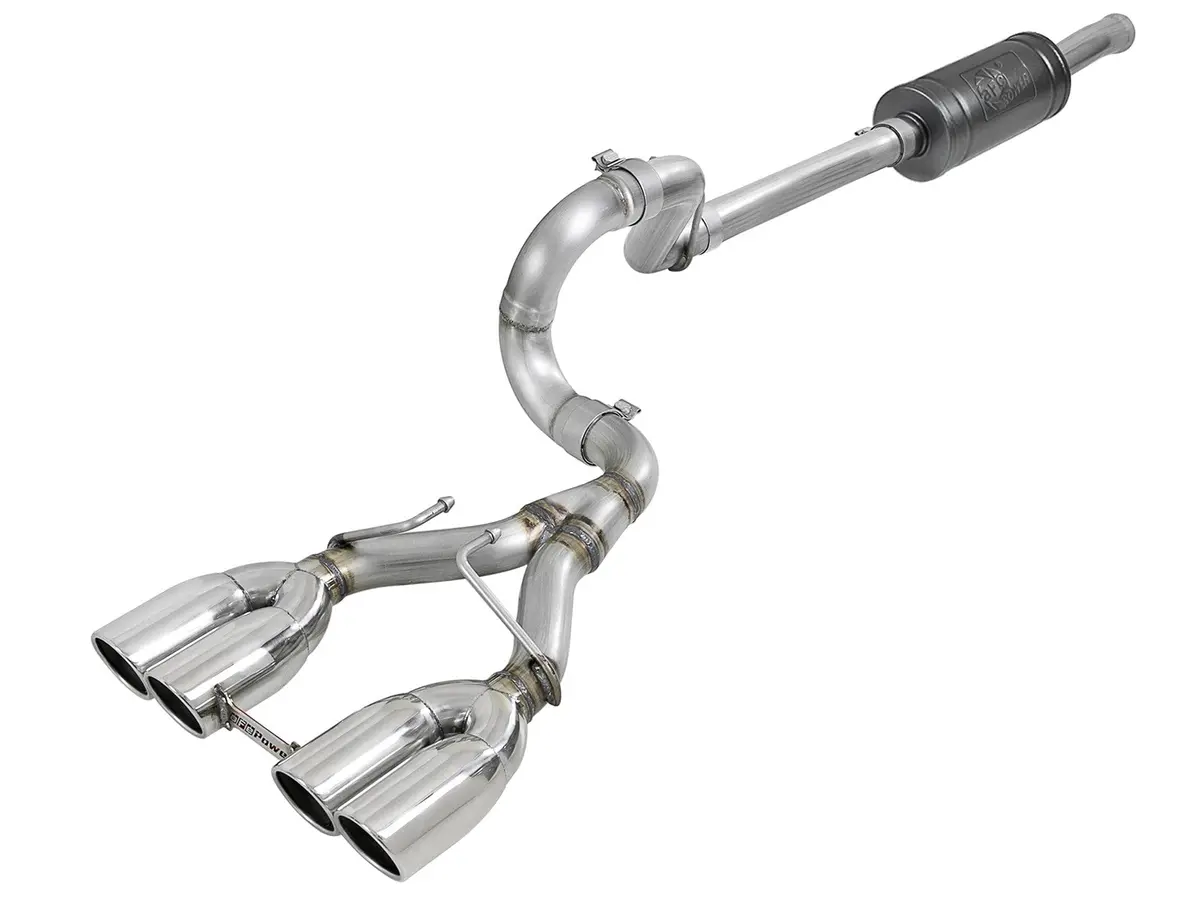 Afe: Rebel Series 2-1/2" 304 Stainless Steel Cat-Back Exhaust System Jeep Wrangler (Jl) 18-20 V6-3.6L (2/4 Door) 1