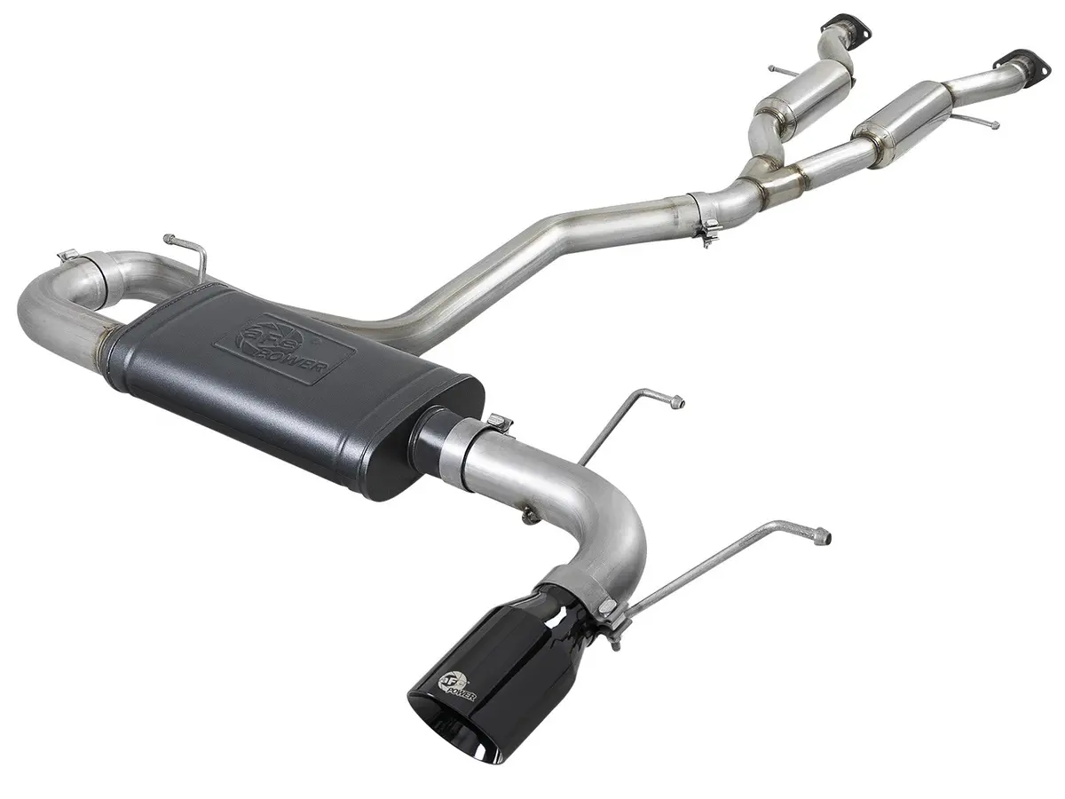 Afe: Mach Force-Xp 2-1/2" To 3" 304 Stainless Steel Cat-Back Exhaust System Jeep Grand Cherokee 14-19 V6-3.6L 1