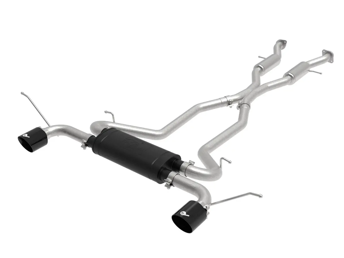 Afe: Vulcan Series 2-1/2" 304 Stainless Steel Cat-Back Exhaust System Jeep Grand Cherokee (Wk2) 14-19 V6-3.6L / 11-19 V8-5.7L 1